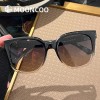 芈蔻韩版方形 偏光太阳镜女款方圆脸个性潮防晒遮阳 墨镜女高级感
