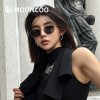 芈蔻高端金属太阳眼镜防紫外线高级感尼龙墨镜女士聚会拍照太阳镜