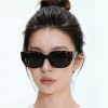 猫眼偏光墨镜太阳镜女豹纹大框开车专用防紫外线复古摩登2026新款