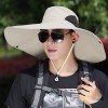 15CM大帽檐帽子男士户外遮阳防晒帽夏天太阳帽钓鱼帽登山渔夫帽子