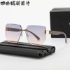 墨镜女款2025年新款时尚高级感防紫外线无框太阳眼镜防晒大脸显瘦
