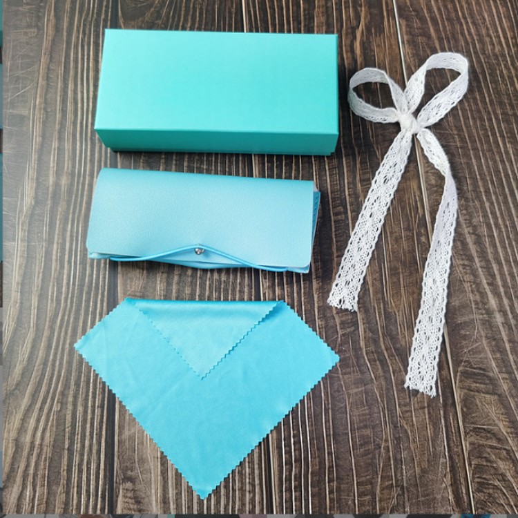 新款高档太阳镜盒眼镜专用皮盒通用抗压眼镜盒墨镜盒挂钩盒拉链盒