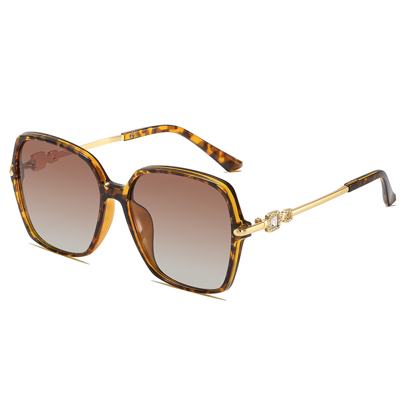 2025新款太阳镜大框女士墨镜防紫外线偏光镜遮阳气质圆脸大脸显瘦