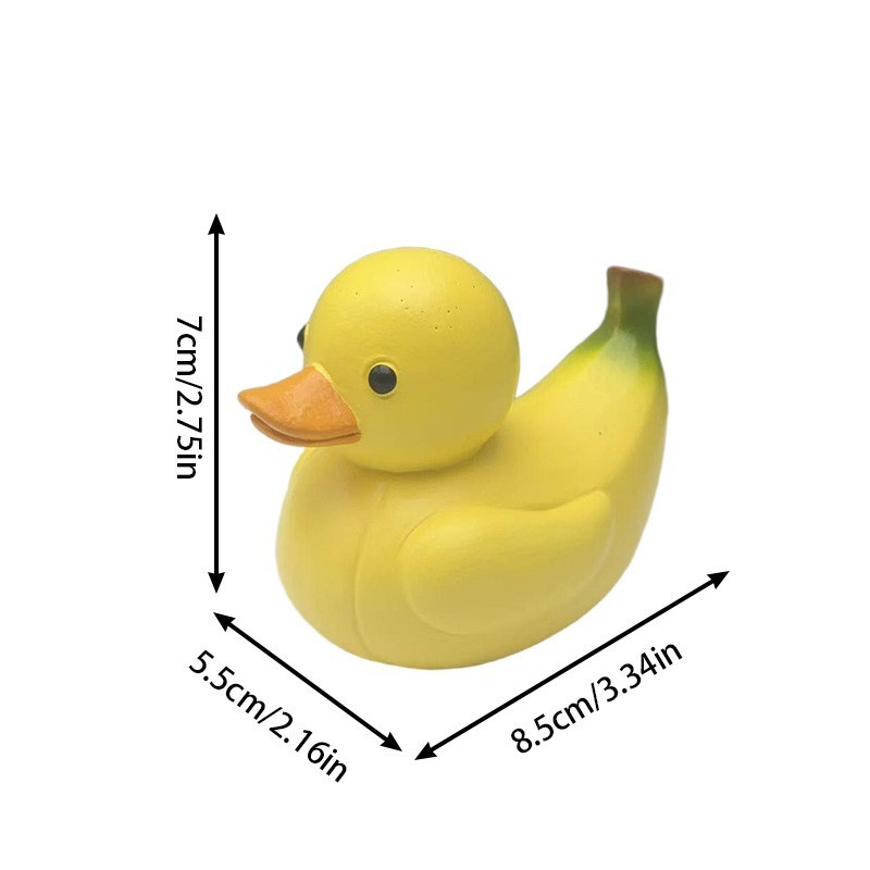 跨境新品 Whimsical Vegetable Duck 奇思妙想的素鸭树脂工艺品