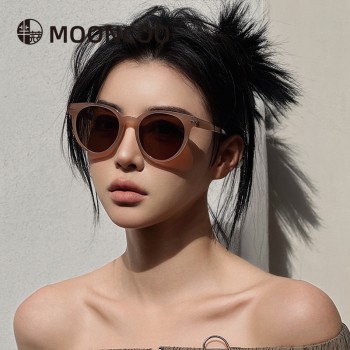 芈蔻大牌风墨镜女2024开车偏光太阳镜防紫外线显脸小户外潮流眼镜