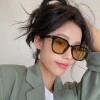 新款gm墨镜女夏高级感ins防紫外线强光茶色遮阳太阳镜眼镜男批发