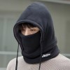 帽子男士冬季保暖毛线织针帽加绒加厚防风帽骑行电动车防寒面罩