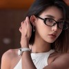 植伍新款时尚潮流猫眼眼镜防蓝光素颜眼镜框女高品质TR近视眼镜架