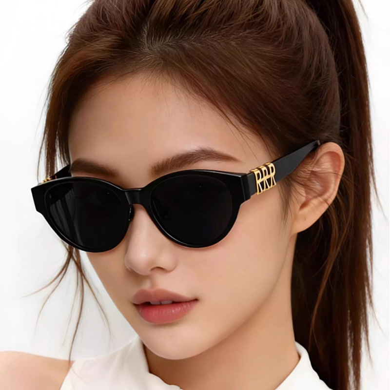 新款猫眼高级感显脸小韩版网红太阳眼镜男女同款防晒太阳镜墨镜