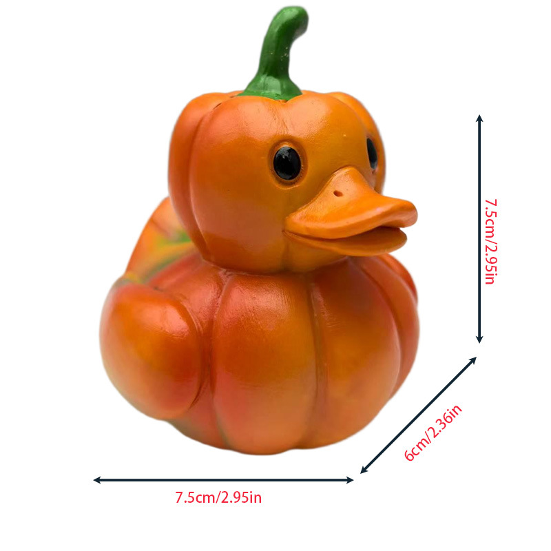 跨境新品 Whimsical Vegetable Duck 奇思妙想的素鸭树脂工艺品