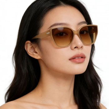 猫眼防晒墨镜女复古高级感防紫外线大框显瘦太阳镜2026新款眼镜潮