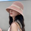 渔夫帽女防晒帽子夏天网眼透气太阳帽出游百搭遮阳显脸小日系盆帽