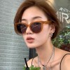 刘亦菲许红豆同款茶色墨镜女韩版GM百搭经典复古偏光太阳眼镜潮
