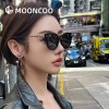 芈蔻2025新款欧美猫眼时尚偏光太阳镜女高级感街拍聚会小红书墨镜
