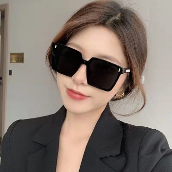 网红款墨镜女大框遮脸方形太阳镜 防紫外线ins风大脸潮太阳眼镜