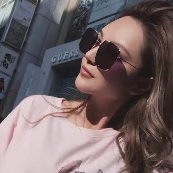 墨镜女潮高级感2025新款太阳镜女开车网红偏光防紫外线大脸显瘦男