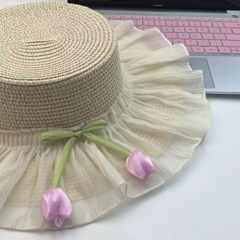 夏季遮阳帽遮阳夏天帽子防晒沙滩公主渔夫帽海边沙滩草帽