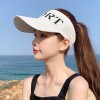 空顶帽女遮阳防晒帽韩版户外运动太阳帽子2025新款遮阳棒球鸭舌帽