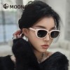 芈蔻防紫外线猫眼墨镜女科技感时尚偏光太阳镜跨境批发高级感眼镜