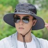 遮阳帽男夏季遮脸防晒太阳帽户外钓鱼帽遮脸披肩帽渔夫帽渔夫帽防