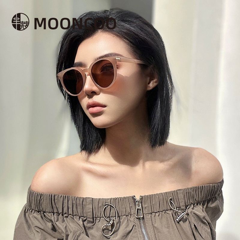 芈蔻大牌风墨镜女2024开车偏光太阳镜防紫外线显脸小户外潮流眼镜