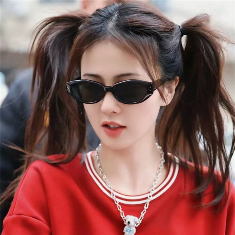 2024新款白鹿同款GM墨镜女猫眼DADA复古高级感太阳眼镜防紫外线