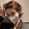 小红书推荐网红款kimhekim墨镜女高级感新款焦糖色方框太阳眼镜女