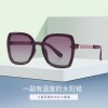 小香偏光太阳镜女2025新款镶钻时尚韩版墨镜圆脸显瘦开车专用眼镜