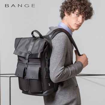 班歌背包男士高级感商务双肩包旅行大容量背包学生书包backpack