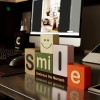 装饰摆件1005可爱积木SMILE笑脸字母文艺客厅创意桌面玄关装饰品