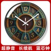 易普拉7173复古欧式挂钟创意时尚客厅静音钟表卧室家用艺术挂墙钟