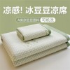 外贸团购夏季冰丝凉席三件套可机洗空调席宿舍单人软席子夏凉垫