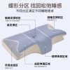 跨境冰丝牛角蝶形枕护颈枕记忆棉慢回弹记忆枕颈椎枕头枕芯亚马逊