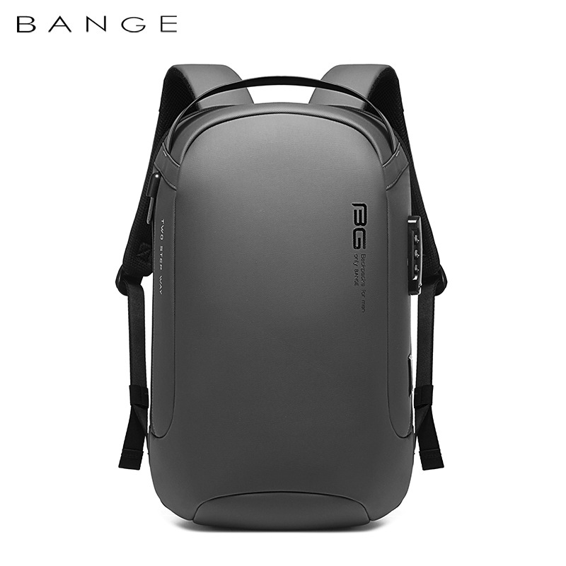 BANGE新品时尚背包轻商务跑车双肩包防盗休闲电脑包backpack