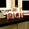 装饰摆件1031开门见红RICH马上有钱暴富招财字母创意装饰摆件桌面