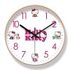 易普拉6907客厅挂钟 HELLO KITTY卡通早教静音挂表静音扫秒石英钟
