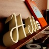 装饰摆件1011新款客厅现代字母HELLO创意欢迎文艺桌面玄关摆台