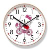 易普拉6907客厅挂钟 HELLO KITTY卡通早教静音挂表静音扫秒石英钟