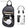 BANGE新款单肩胸包男士休闲防水斜挎包韩版usb男包Chest bag