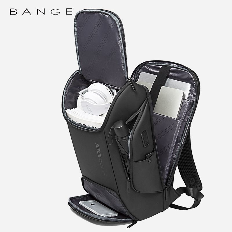 BANGE新款双肩背包男士商务背包韩版大容量电脑学生书包backpack