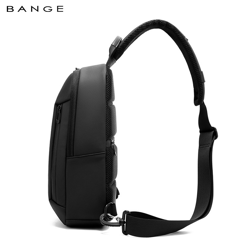 BANGE新款高级感男士胸包单肩包休闲大容量百搭斜挎包Sling bag