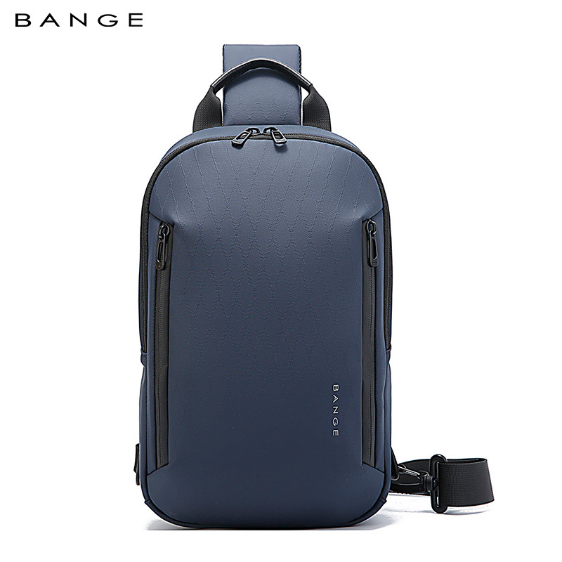 BANGE新款高级感男士胸包单肩包休闲大容量百搭斜挎包Sling bag