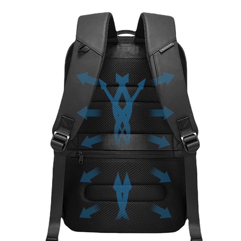 BANGE新款双肩包男背包男款大容量商务电脑背包户外旅行backpack
