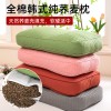 全荞麦皮壳枕头护颈椎助睡眠成人男决明子枕芯硬小整头午睡办公室