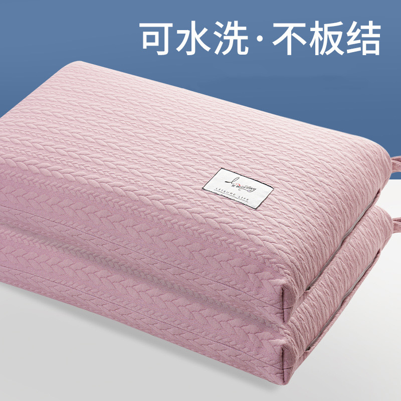 枕头不塌陷枕芯高护颈椎枕助睡眠一对装单人家用酒店专用宿舍学生