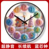 易普拉7137新款现代创意石英钟客厅家用时钟简约可爱儿童房挂墙钟