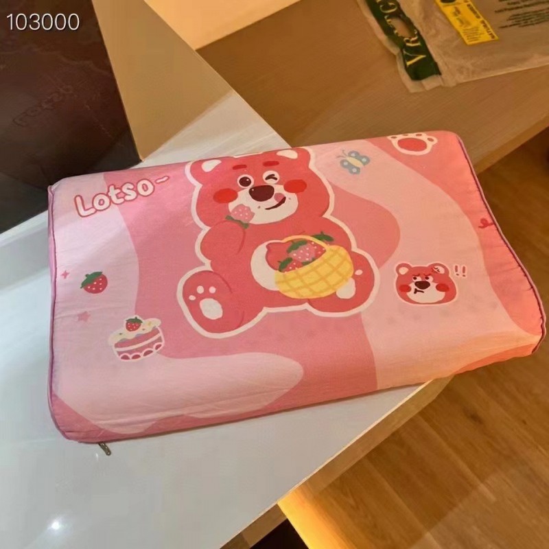 源头工厂批发儿童乳胶枕卡通宝宝护颈枕儿童枕芯全棉学生幼儿园枕