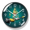 易普拉6300挂钟客厅钟表简约北欧时尚家用时钟挂表静音扫秒石英钟