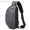 BANGE新款单肩胸包男士休闲防水斜挎包韩版usb男包Chest bag