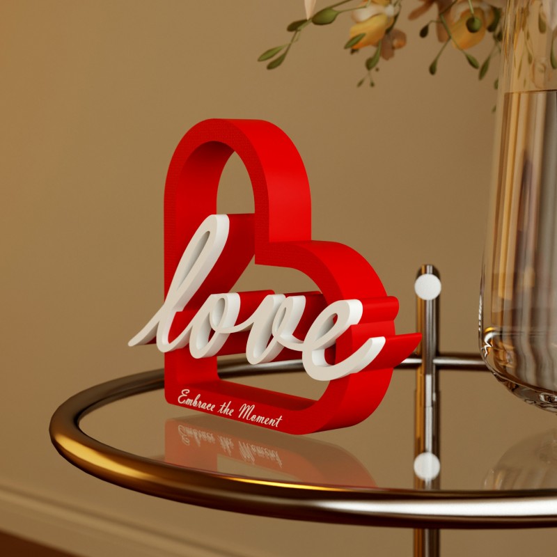 装饰摆件1003字母创意爱心LOVE心形摆台装饰品客厅婚房桌面玄关